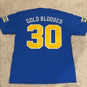 VINTAGE ADAPT 2012-2013 SEASON WARRIORS #30 “GOLD BLOODED”TEE SHIRT SZ M